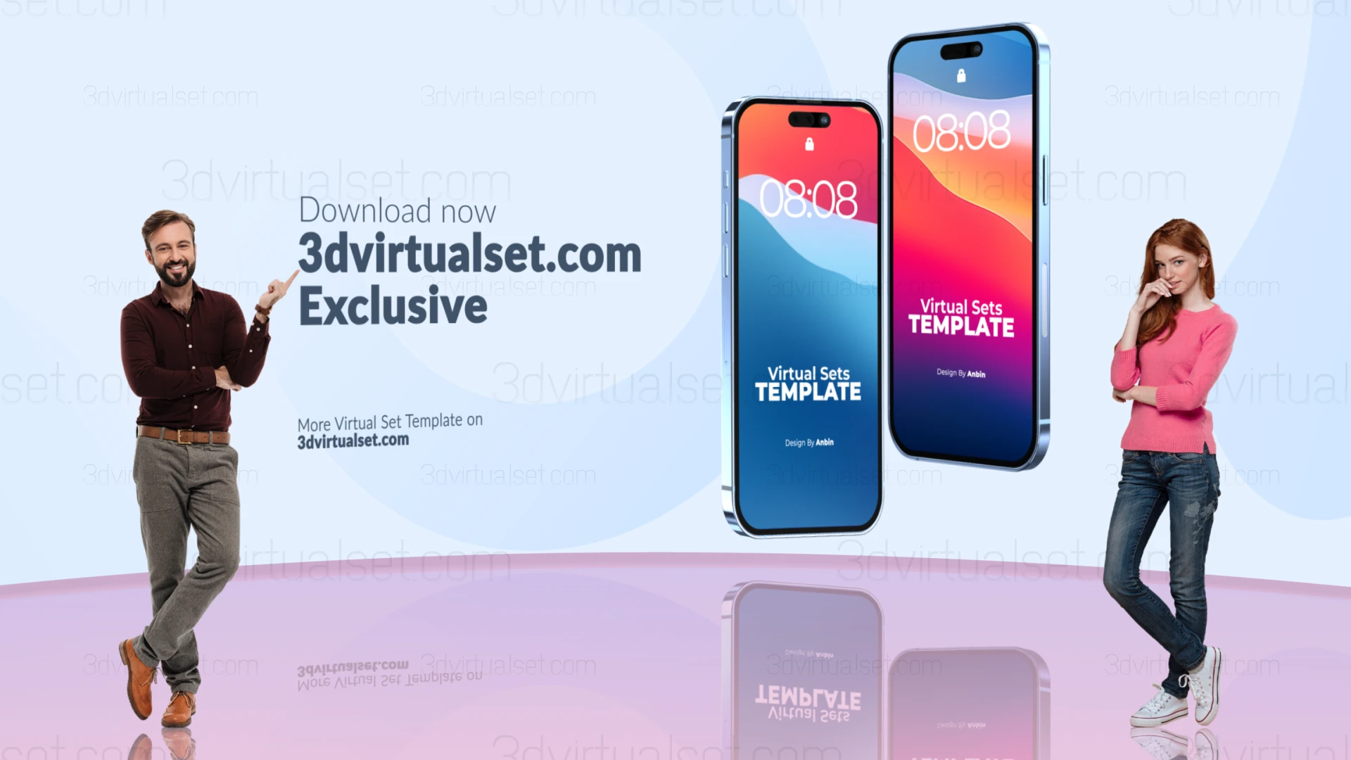 Virtual Set 151 For After Effects Wide 4